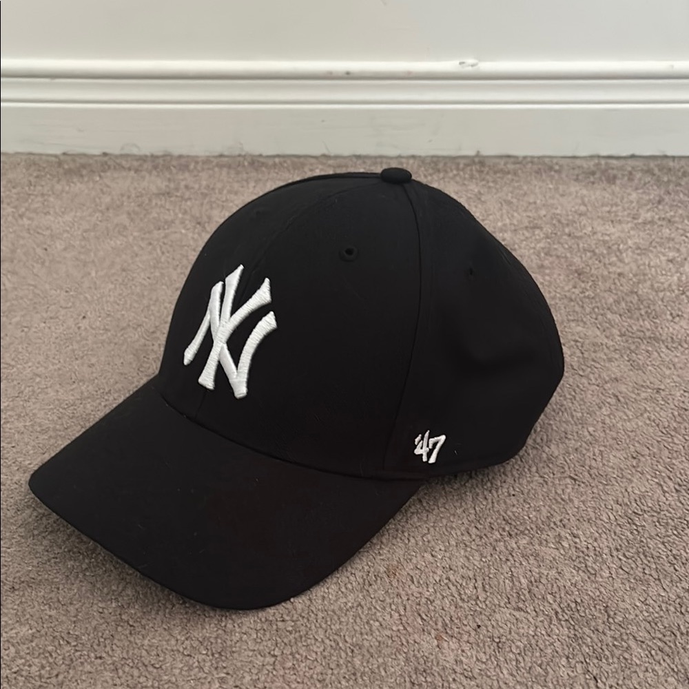 47 Brand Black NY Cap